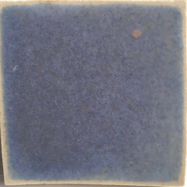 nickel blue, strontium matte glaze